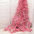 thumbnail image 1 of KOYPTL 5 Pcs Pink Cherry Blossom Garland for Outdoors Total 30 Ft Artificial Flowers Plants Vines Hanging Decorations for Wedding Arch Beach Birthday Party Garden Wall Room Valentines Day Decor, 1 of 8
