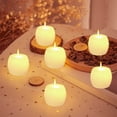 thumbnail image 1 of KOYPTL 6 Pcs Apples Candles Flameless LED Lights Christmas Table Decorations Small Artificial Creative 3D Battery Operated Candles for Holiday Desktop Home Decor Christmas Gift Xmas Decorations Beige, 1 of 6