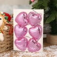 thumbnail image 1 of KOYPTL 6 Pcs Christmas Mirror Balls Set 6cm Christmas Tree Ornaments Set Foam Shatterproof Xmas Hanging Ornaments Christmas Decorations for Xmas Tree Holiday Party Bar Home Decor Pink, 1 of 6