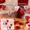 thumbnail image 1 of KOYPTL 8 Pcs Heart Shaped Baubles Valentines Day Decorations for Home Decor,Shatterproof Hanging Ornaments for Tree Wedding Anniversary Holiday Party Decoration, 1 of 8