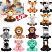 KOYPTL 9 In Small Stuffed Animals Toys for Toddlers 1 2 3 ,Plush Animals Pillow Toys Doll-Durable-Safe-Timeless Companions,Soft Stuffed Plush Toys Birthday Christmas Gifts for Kids Boys Girls 3 4 5 