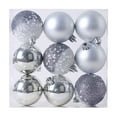 thumbnail image 1 of KOYPTL 9Pcs 2.36In Christmas Ball Ornaments Set for Tree,Shatterproof Glittering Hanging Bulbs Pendants for Christmas Tree Porch Lawn Yard Holiday Decorations for Xmas Birthday Home Party Supplies, 1 of 6