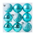 thumbnail image 1 of KOYPTL 9Pcs 2.36In Christmas Ball Ornaments Set for Tree,Shatterproof Glittering Hanging Bulbs Pendants for Christmas Tree Porch Lawn Yard Holiday Decorations for Xmas Birthday Home Party Supplies, 1 of 6