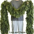 thumbnail image 1 of KOYPTL 9ft Christmas Garlands Norfolk Pine Garland Real Touch Artificial Faux Greenery Garland for Table, Mantle, Staires, Wall Holiday Indoor Outdoor Christmas Decorations(Lush), 1 of 9