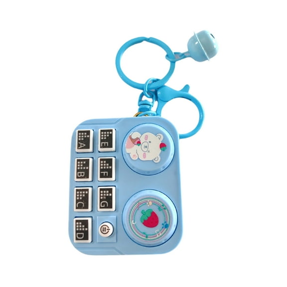 KOYPTL Animals DJ Keychain for Toddlers 2 3 4 5 Years Old Birthday,Musical Toy with Music & Colorful Lights for Car Keychain Bag Pendant,Gift for Kids Boys Girls Friends Christmas Stocking Stuffers