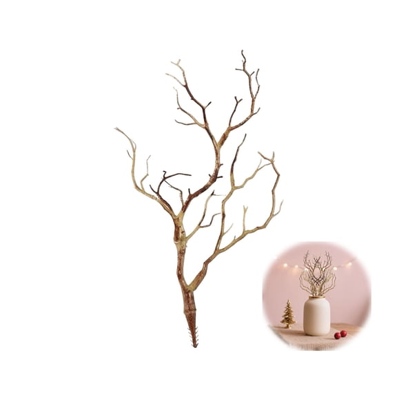 KOYPTL Artificial Dried Tree Branches for Outdoor Indoor Decoration,Fake Faux Dead Lifelike Twig for Thanksgiving Christmas Fall Decor & Garden Home Wedding Porch Window Tabletop Vase Ornament