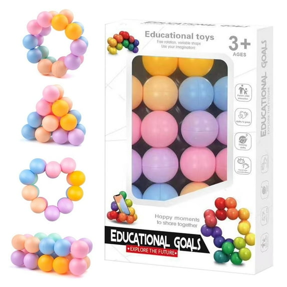 KOYPTL Autism Sensory Toys for Autistic Children,Sensory Fidget Toy balls,Relieve Stress Autism Travel Toys Present for Kids Toddlers Ages 3 4 5 6 7+,Christmas Stocking Stuffers Present(20 balls)