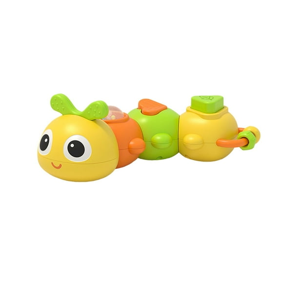 KOYPTL Baby Crawling Toy,Soothing Toy for Toddlers 0-6 8-12 Months,Crawlies Shaped Education Toy with Lights Music for Early Learning Walking & Fine Motor Skills,Boys Girls Christmas Birthday Gift