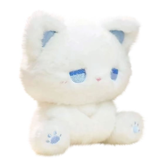 KOYPTL Black Cat Stuffed Animals 6.3 inch Stuffed Animals Black Cat Plush Cute Cat Plushies Toy Soft Kitten Plushie Cuddle Pillow Cute Stuff Toys Holiday Birthday Party Gifts