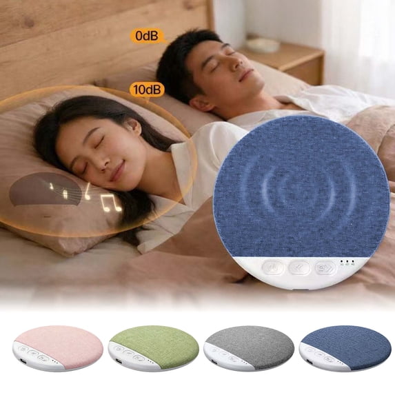 KOYPTL Bluetooth Speaker,Bluetooth Stereo Bass Pillow Speaker for Sleeping,Mini Bone Conduction Bluetooth Sleep Aid with White Noise Timer,Flat & Ultra-Thin,Auto-Off Function for Deep Sleep (Blue)