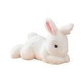 thumbnail image 1 of KOYPTL Bunny Stuffed Animals Toy for 3 4 5 6 7 8 Year Old Girls Boys, Realistic Rabbit Stuffed Toys Sleeping Doll Soft Stuffed Bunny Plush Toys for Kids,Birthday Christmas Gifts for Kids, 11.8 Inch, 1 of 6