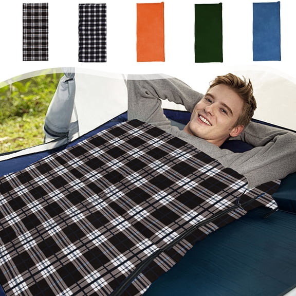 KOYPTL Camping Sleeping Bag 75x180cm Suit for 6 Feet Adults,Zippered Compact Sleeping Bags with Storage Bag for Backpacking Camping Hiking Travel Ultra Light Weight Durable Soft 50°F/10°C Coffee