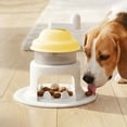 thumbnail image 1 of KOYPTL Cat Treat Dispenser Toy,Interactive Slow Feeder,Ice Shaver Shape Treat Puzzle Toy for Pets Cats,Durable Safe Pet Accessory Feather Teaser Wand for Kittens Boredom Relief Play Exercise Gift, 1 of 6
