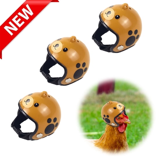 KOYPTL Chicken Helmets with Adjustable Elastic Band for Pet Bird Hen Parrot ,Funny Pet Protective Gear Sunscreen Rain Pecked Helmet Toy Gift for Christmas Stocking Stuffers Birthday