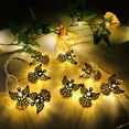thumbnail image 1 of KOYPTL Christmas Angel Shaped String Lights with 10 Led,Iron Battery Operated Warm White Light for Christmas Tree Fireplace Bedroom Birthday Party Home Indoor Garden Decoration Supplies(9.84 ft), 1 of 6