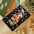 thumbnail image 1 of KOYPTL Christmas Cat Cartoon Door Mat-24 x 16 Inch,Non Skid Cushioned Welcome Front DoorMat,Dirtproof Comfort Standing Rugs for Winter Holiday Decor Kitchen Home Porch Entrance Floor Yard Outdoor, 1 of 6