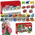 thumbnail image 1 of KOYPTL Christmas Countdown Advent Calendar-24 Day for Toddlers Kids 2 3 4 5 6 Years Old,Calendar Box Set with Pull-back Car Toys,Suitable for Boys Girls Christmas Birthday Gifts, 1 of 7
