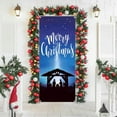thumbnail image 1 of KOYPTL Christmas Door Cover Decorations,Christmas Fabric Door Decorations For Front Door Decor,Hanging Christmas Decorations Backdrop For Holiday Christmas Indoor Outdoor Decor 79x35 Inch, 1 of 6