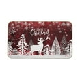 thumbnail image 1 of KOYPTL Christmas Doormat,40*60cm Soft Xmas Tree Reindeer Bathroom Rug with Non Slip Backing Washable Durable Absorbent,Christmas Bath Mat for Indoor Outdoor Bedroom Home Decor, 1 of 6