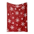 thumbnail image 1 of KOYPTL Christmas Flannel Throw Blanket,Soft Red Blanket for Couch Bed Chair Lounging Nap Travel Holiday Winter & Home Decoration,Warm Xmas Snowflakes Blankets Gifts for Toddlers Women Girls-32x47in, 1 of 5