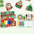 thumbnail image 1 of KOYPTL Christmas Paint Arts and Crafts Set with 6 Pendants,Reusable Pigment for Toddlers Kids 3 4 5 6+ Years Old,Suitable for Christmas Holiday Birthday Gift Xmas Tree Ornaments, 1 of 6