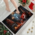 thumbnail image 1 of KOYPTL Christmas Rugs Decorations,40*60cm Bathroom Rug with Santa Snowmen Xmas Kitchen Mats with Non Slip Backing Washable Durable Dirt Proof Doormat for Front Door Porch Indoor Outdoor Home Decor, 1 of 6