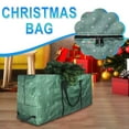 thumbnail image 1 of KOYPTL Christmas Tree Storage Bag Fits Up to 7.5 Ft Diassembled Tree Oxford Fabric Waterproof Artificial Xmas Tree Container with Reinforced Handle and Zipper Extra Large Moving Bag Green, 1 of 5