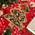 thumbnail image 1 of KOYPTL Christmas Wood Serving Platters Xmas Tree Shape Wooden Appetizer Tray Serving Tray Food Storage Containers for Christmas Holiday Party Supplies Candy Dish Fruit Nuts Desserts Container, 1 of 5