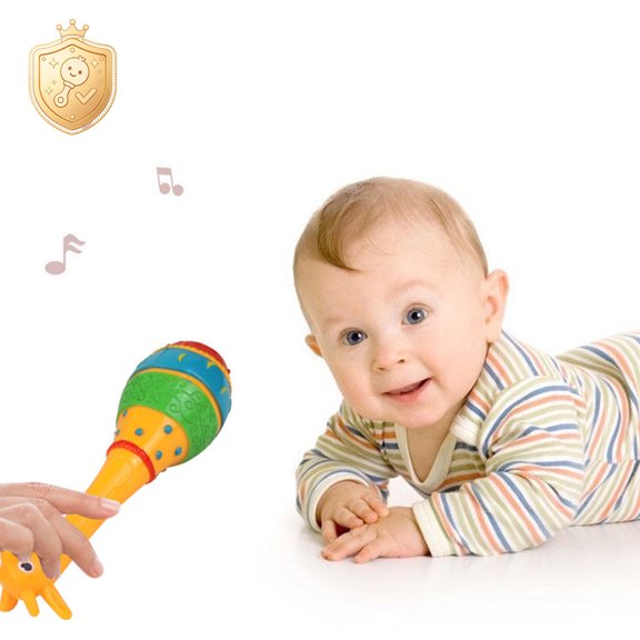 KOYPTL Clearance Rattle Shaker Baby Toys 0-3 Months+,Toddlers Hand Shaking Rattle Early Sensory Toy for Newborn 3-6-12 Months+,Boys Girls Christmas Birthday Shower Gift