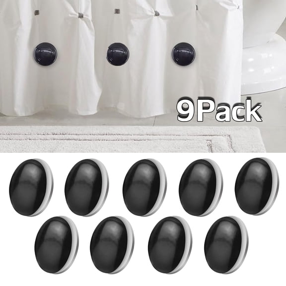 KOYPTL Curtain Weights Blocks 9PCS,Heavy-Duty Waterproof Drapery Weights Outdoor for Home Office Patio Drapery,Shower,Flags,Tablecloth to Stop Heavy Wind Black