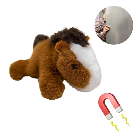 KOYPTL Cute Animals Plush Toys for Toddlers 1 2 3,Stuffed Animals Toy with Magnetic,Small Animal Fridge Magnets for Kids,Christmas Stocking Stuffers Birthday Christmas Gifts for Boys Girls 3 4 5+