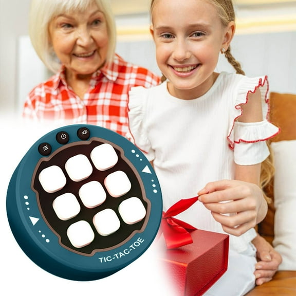 KOYPTL Digital Tic Tac Toe Game for Toddlers Kids Adults 3 4 5 6 7+ Years Old,Electronic Board Handheld Game Portable Learing Toy Gift for Travel Christmas Stocking Stuffers Birthday