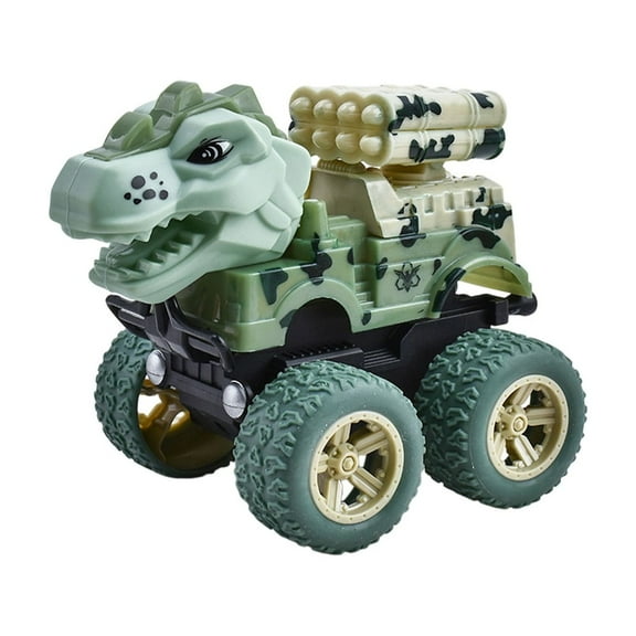 KOYPTL Dinosaur Monster Truck Toy for Boys Aged 3 4 5 6 7 Years Old, Dinosaur Toys Cars Press and Go Rotating Stunt Car Dinosaur Vehicles Toys,Christmas Birthday Gifts for Kids