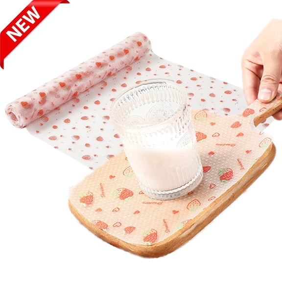 KOYPTL Durable Shelf Liners-Floral Pattern,Waterproof Paper Mats,Thick Oilproof Easy Clean for Kitchen Cabinet Refrigerator Cupboards Drawers Closet & Thanksgiving Christmas Decor Supplies-2 pack