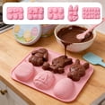 thumbnail image 1 of KOYPTL Easter Silicone Chocolate Mold Egg Rabbit Bunny Shaped Mould for Chocolate Candy Cake Fondant Jelly Pudding Manual Soap Hot Chocolate Cocoa Bombs Making of Easter Party Decoration, 1 of 7