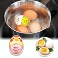 thumbnail image 1 of KOYPTL Egg Timer for Boiling Eggs,Chick Cooking Timer Color Change Observation Reminder for Boiling Soft/Medium/Hard Egg,Changes Color When Done,Kitchen Cooking Accessories for Easter Party Breakfast, 1 of 5