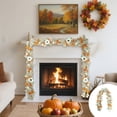 thumbnail image 1 of KOYPTL Fall Decoration,Fall Garland for Mantel, total 68.9inch Fall Garland with Light and Pumpkins decor ,use for party,Thanksgiving,Table Centerpiece, Home Porch Fireplace,wedding,Halloween, 1 of 6