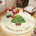 thumbnail image 1 of KOYPTL Fluff Christmas Tree Area Rug,Machine Washable Decorative Round Indoor Throw Nonslip Carpet,Winter Xmas Tree Collection Area Runner Rug for Kids Holiday Decorations Living Room Bedroom Nursery, 1 of 5