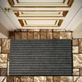 thumbnail image 1 of KOYPTL Front Door Welcome Mats Non-Slip 16"x24",Hallway/Kitchen Runner Rug with Rubber Backing for Garage Laundry Living Room,Bathroom Rugs Household Absorbent Carpet Runners for Entryway Gray, 1 of 6