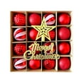 thumbnail image 1 of KOYPTL Gold and Red Christmas Balls Ornaments 16 Pcs Christmas Tree Ornaments Set Assorted Shatterproof Xmas Hanging Ornaments Christmas Decorations for Xmas Tree Holiday Party Wedding Home Decor, 1 of 4