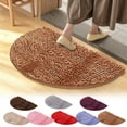 thumbnail image 1 of KOYPTL Half Circle Bath Mat for Home Decor Absorbent Rubber Backing Floor Mats Fast Drying Non Slip Soft Half Round Bath Rug for Bathroom Bathtub Household 40x60cm, 1 of 7