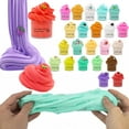 thumbnail image 1 of KOYPTL Ice Cream Clays Toy for Kids Toddlers 8 9 10 12 Years Old,Noodles Stretchy Slimes with Accessories Gifts for Girls Boys Friends Christmas Birthday Stocking Stuffers Party Class Favors-Yellow, 1 of 7