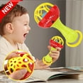 thumbnail image 1 of KOYPTL Infant Hand Easy Grasping Rattle Toy for Baby Toddlers,Soothing Rattles Early Education Intellectual Development and Grip Training Toys,Gift for Boys Girls Christmas Stocking Stuffers, 1 of 8