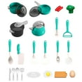 thumbnail image 1 of KOYPTL Kids Play Kitchen Toys Set, Toddlers Pretend Cooking Playset Acccessories with Pots Pans, Utensils Cookware, Foods, Canned Veges,Christmas & Birthday Gifts Toys for Kids Girls Boys, 1 of 7
