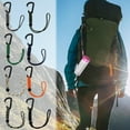 thumbnail image 1 of KOYPTL Locking Carabiner Clip Heavy Duty Paracord Lanyard Small Accessories Organizer for Camping Hiking and Traveling, 1 of 6