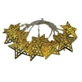 thumbnail image 1 of KOYPTL Metal hollow String Light with Star Shaped-10 Led,Battery Operated Christmas Lamp Warm Glowing for Christmas Tree Fireplace Front Door Stairs Wall Window Decor Bedroom Desktop Ornament, 1 of 6