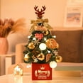 thumbnail image 1 of KOYPTL Mini Christmas Tree Bundle with LED Lights and Decorations,Small Christmas Tree for Counter Desktop Ornaments Indoor for Holiday Party Home Bedroom Decor,Christmas Birthday Gift, 1 of 6