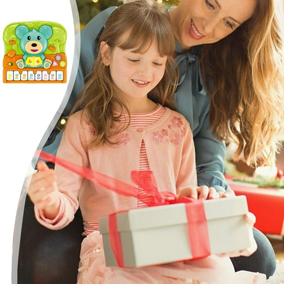 KOYPTL Musical Instruments Toys for Baby Toddler 1 2 3 Year Old Boys Girls, Electronic Piano Keyboard Xylophone Drum Set - Learning Toys with Lights, Birthday Christmas Gift for Kids