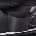 thumbnail image 1 of KOYPTL PU Leather Car Trash Can Bin Mini Auto Dustbin Garbage Organizer Multifunctional Garbage Container Bin Car Accessories Essentials Interior for Women Men Car Door Side Storage Box, 1 of 7