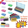 thumbnail image 1 of KOYPTL Pencil Pouchs Clear Window Pencil Case with Zipper Large Capacity Pencil Bag for Home Office Stationery Organizer Beige, 1 of 6